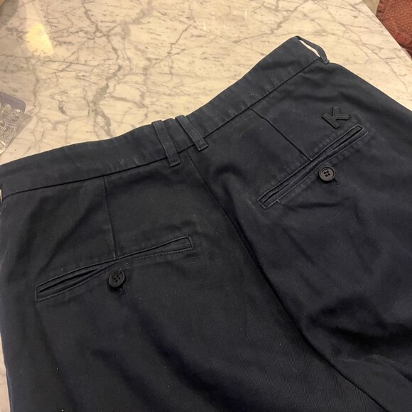 Kenzo Paris Marine Blue Wide-Leg Pants 7/8 Sz 36 EU - Picture 10 of 10